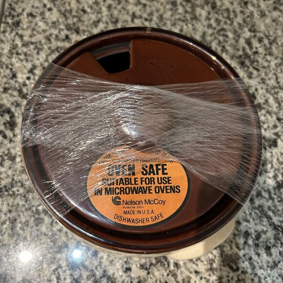 Vintage McCoy Pottery Strawberry Pineapple Country Soup Tureen 1421 70s Retro - Picture 6 of 15